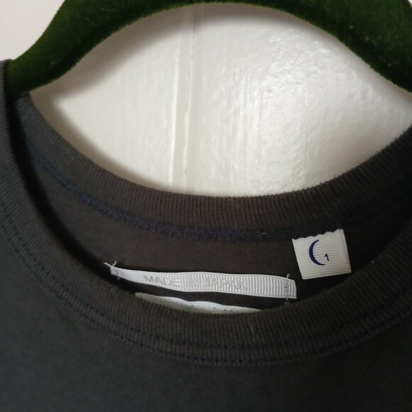 Mellow People T-Shirt Top Short Sleeve Cut & Sewn Men's Size 1 Gray Cotton Japan - Picture 9 of 13